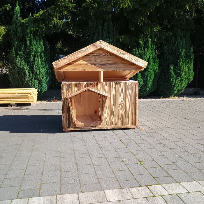 Buda dla psa ocieplana