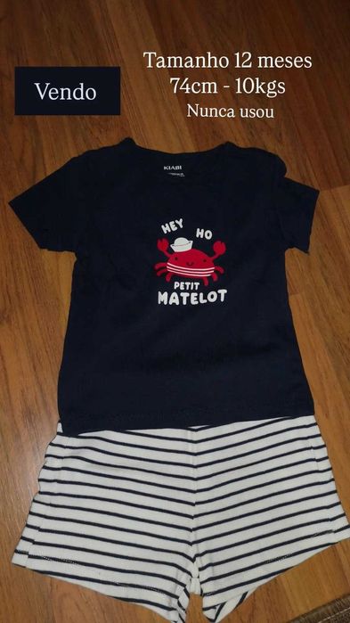 Roupa 12 meses e calçado bebé 17-18