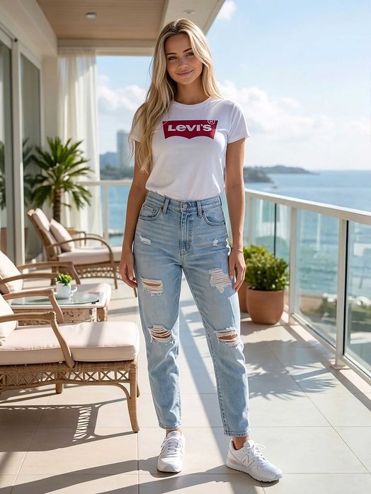 Джинси жіноч Levi's High Waisted Mom Jeans W28/L27
