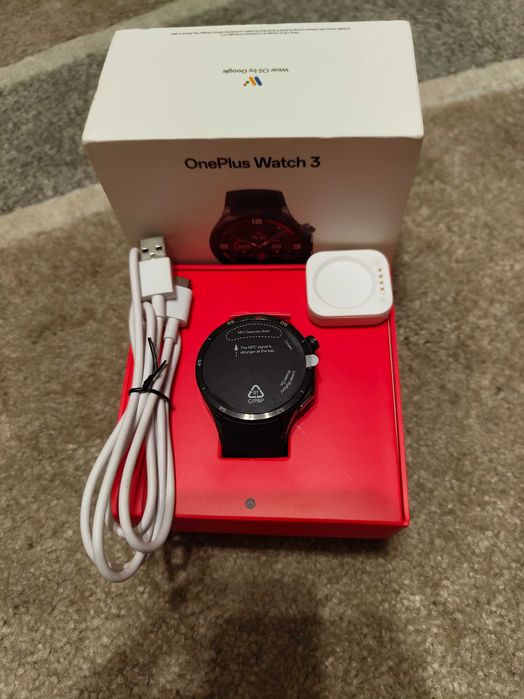 Smartwatch Oneplus Watch 3 Black / Szkiełko ochronne