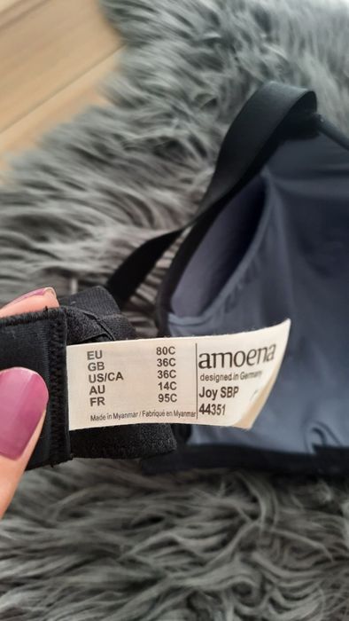Zestaw 2 biustonoszy protetycznych Amoena r. 80 C