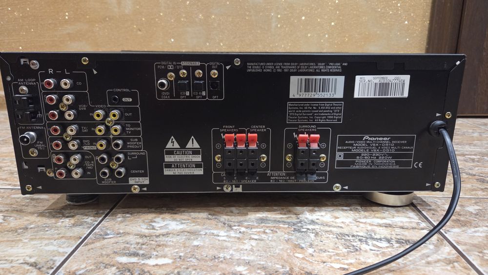 Amplituner 5.1 Pioneer VSX-D510 | 100% Sprawny | Okazja