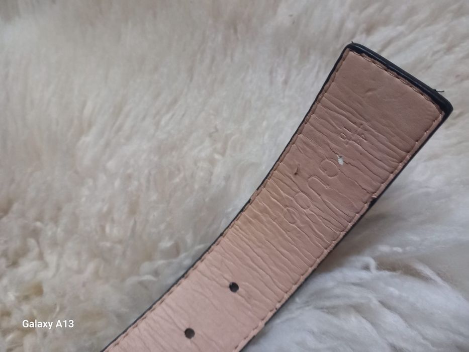 Gucci czarny pas 110cm