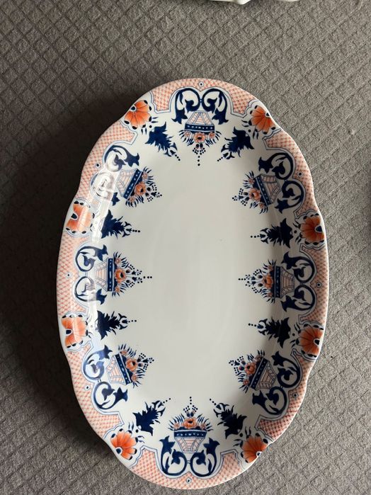 Travessa Antiga de Porcelana feito à mão