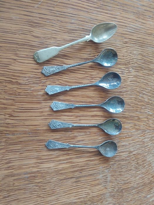 Łyżeczki posrebrzane
