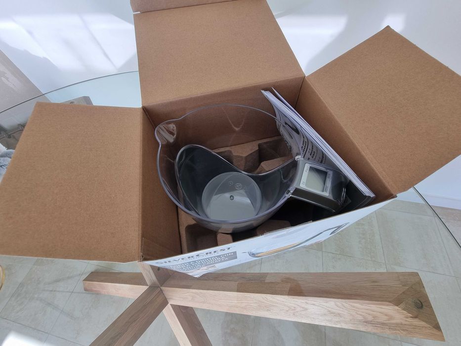 Silver Crest Báscula digital con jarra medidora