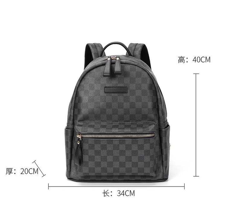 Рюкзак Louis Vuitton Мужской Женский Портфель ранец в клетку Луи Витон