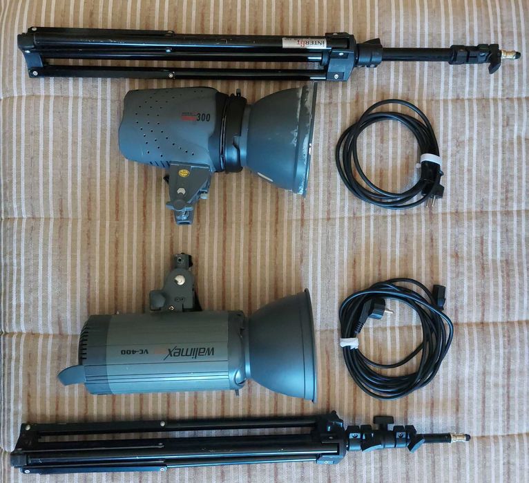 Iluminação de Estúdio Flash Walimex e Interfit + Estras