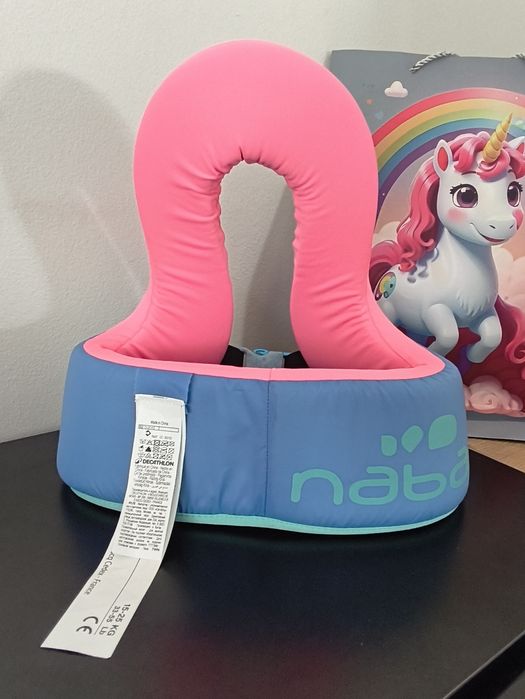 Colete de Natação Criança Swimvest + Rosa/Azul