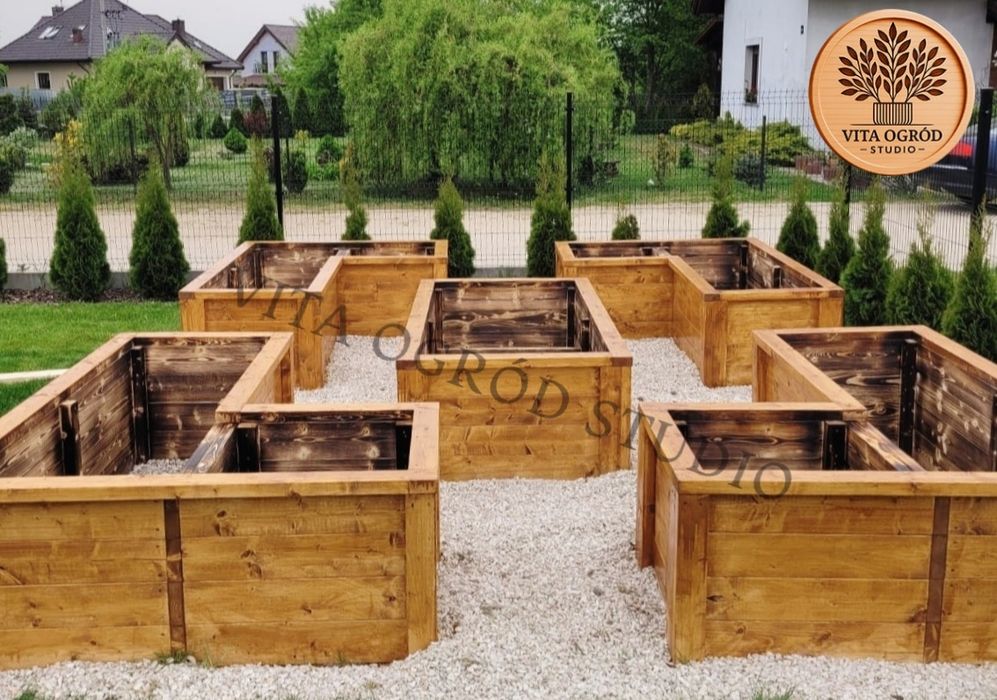 Podwyższone grządki gr. 4,5cm! Warzywnik, inspekt. PREMIUM!