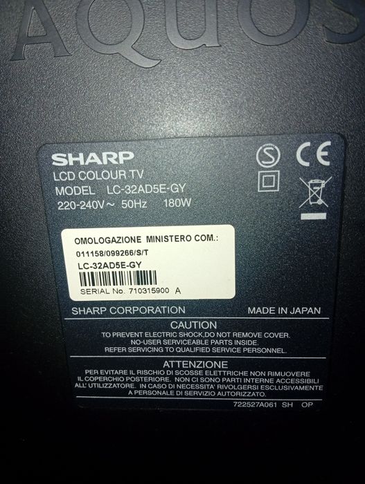 Telewizor LCD SHARP,pilot