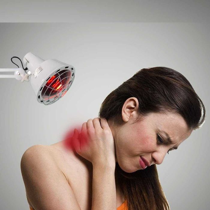 Lâmpada Infravermelhos Articulado com Pé NOVO Massagem