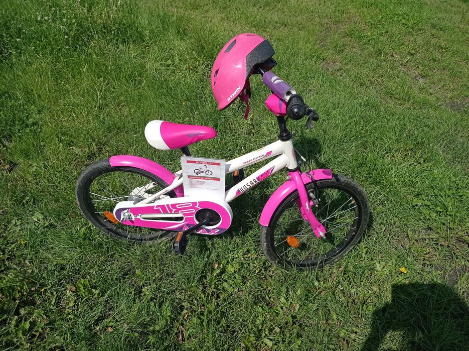 Piękny rower 18'' Husar + kask