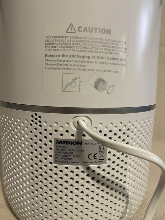 Германия Очиститель воздуха MEDION Очисник повітря