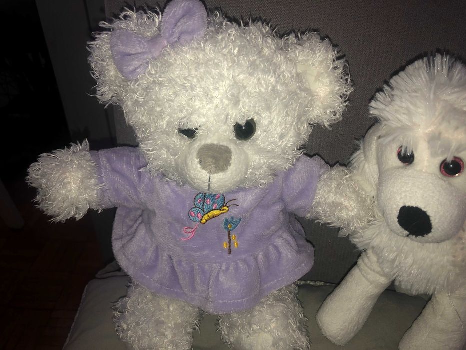 Pluszaki miś i pudelek 2 sztuki