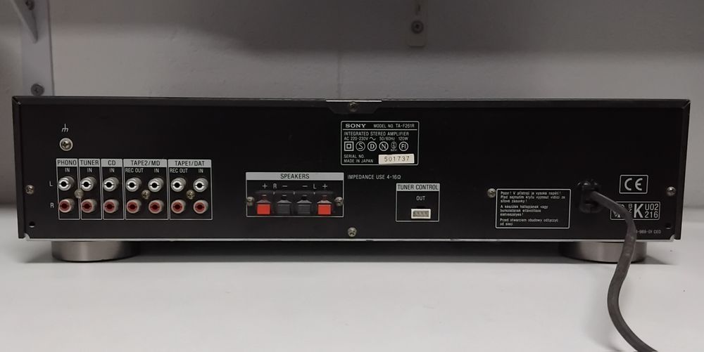 SONY amplificador TA-F261R