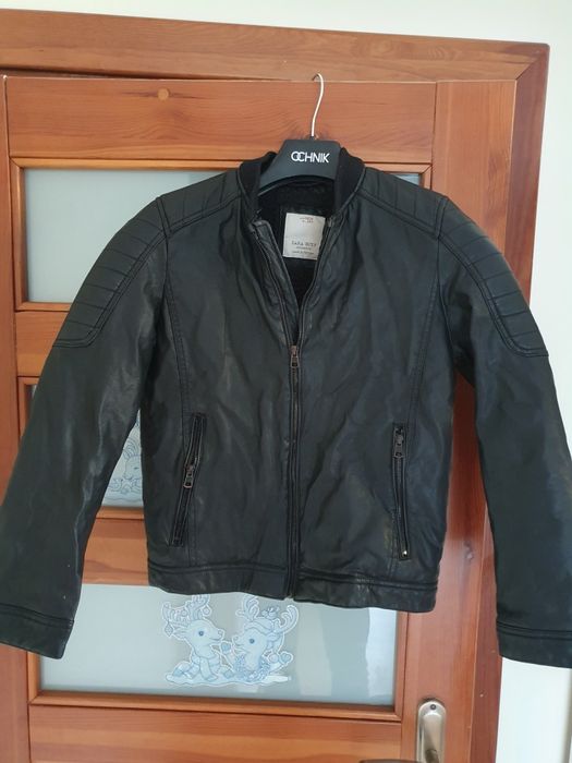 Kurtka skórzana ocieplana Zara Boys 13/14 lat