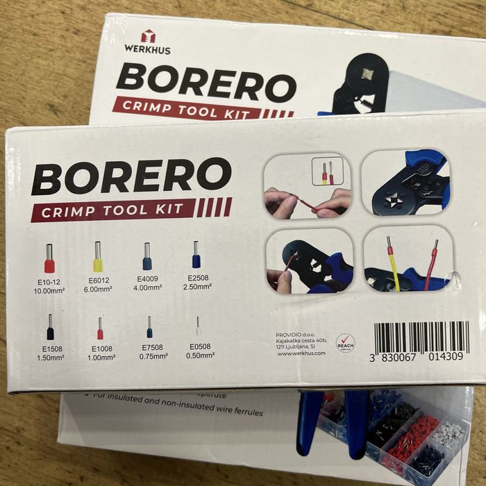 BORERO - Alicate de Crimpagem - NOVO