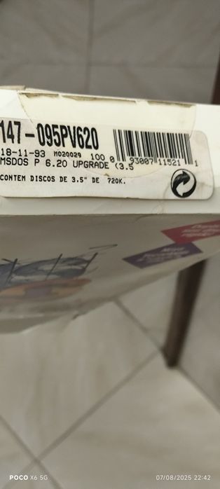 Microsoft MSDOS 6.2 atualização original64739403191042121