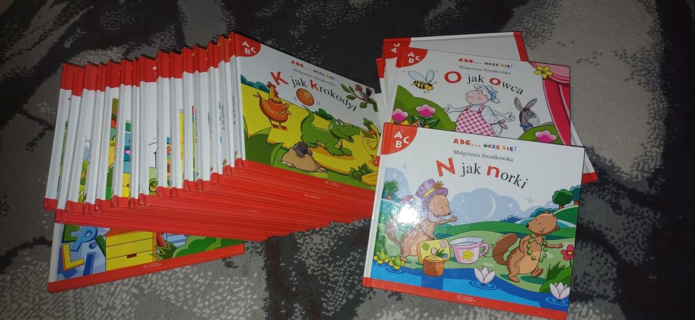 ABC Ucze się - nauka alfabetu - 24 książeczki