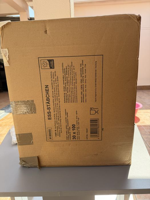 Pauzinhos de Bambu para Sushi – Embalados Individualmente