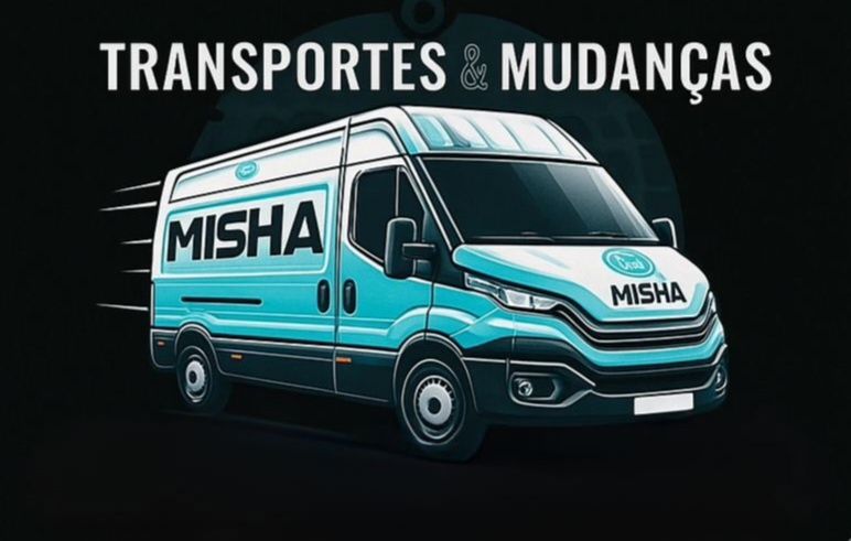 Mudanças- Transportes- Aluguel da carrinha com motorista.