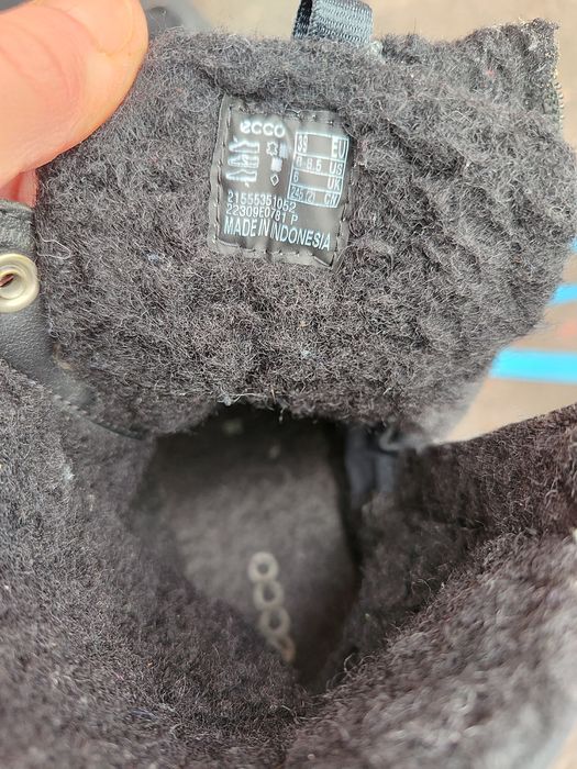 Ecco 39 чоботи жіночі зимові черевики сапоги теплі ботинки взуття ессо