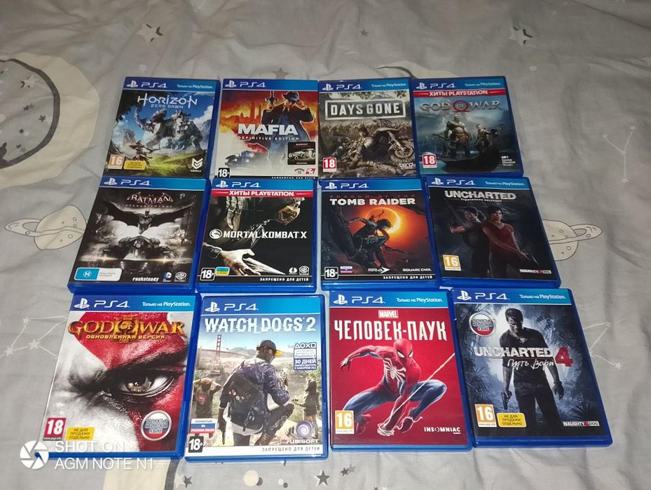 Диски PS4 комплект
