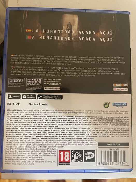 DEAD SPACE PS5 troca