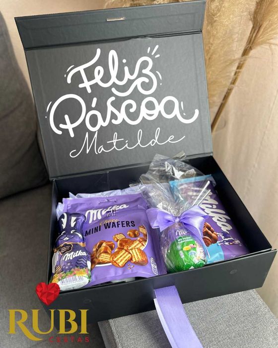 Caixa Luxo Personalizada Páscoa