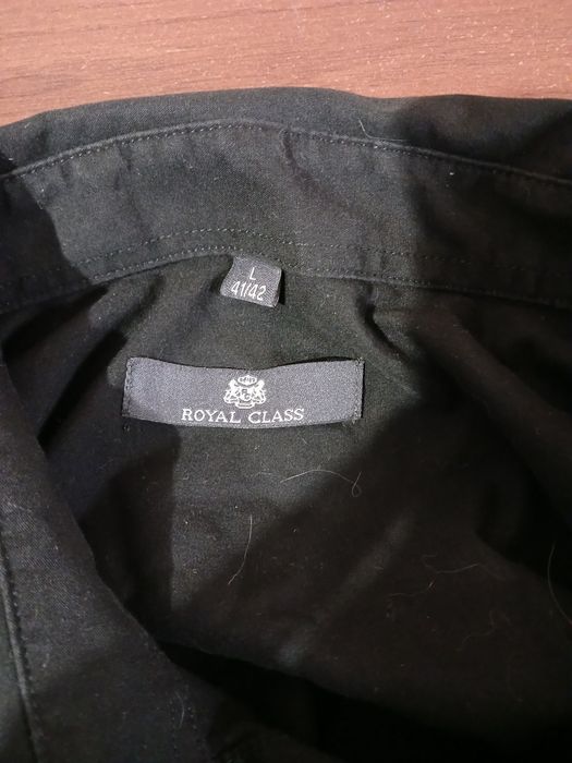 Рубашка мужская черная , L