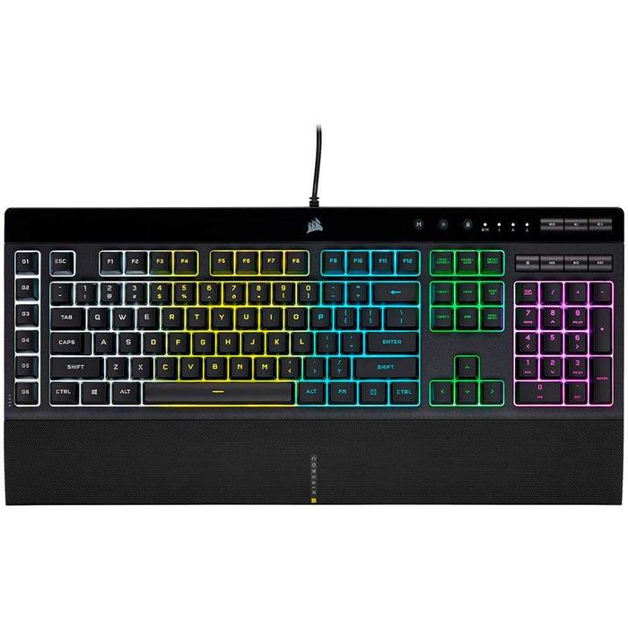 Teclado Corsair K55 RGB Pro Gaming Rubber Dome PT