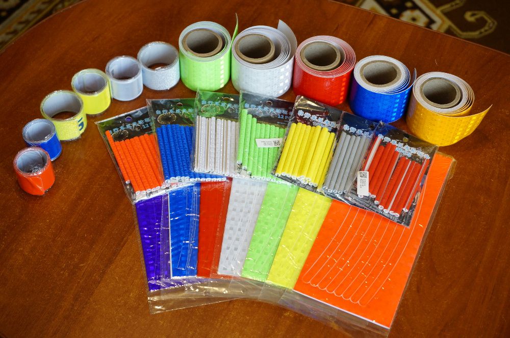 Світловідбивні смужки та стрічки на обід, одяг, відбивачі, отражатели