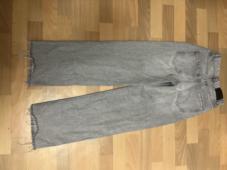 Сірі прямі джинси (за 2 пари доставка у подарунок)