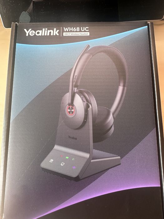 Headset Yealink WH68 UC — Como Novo, Estado Excelente