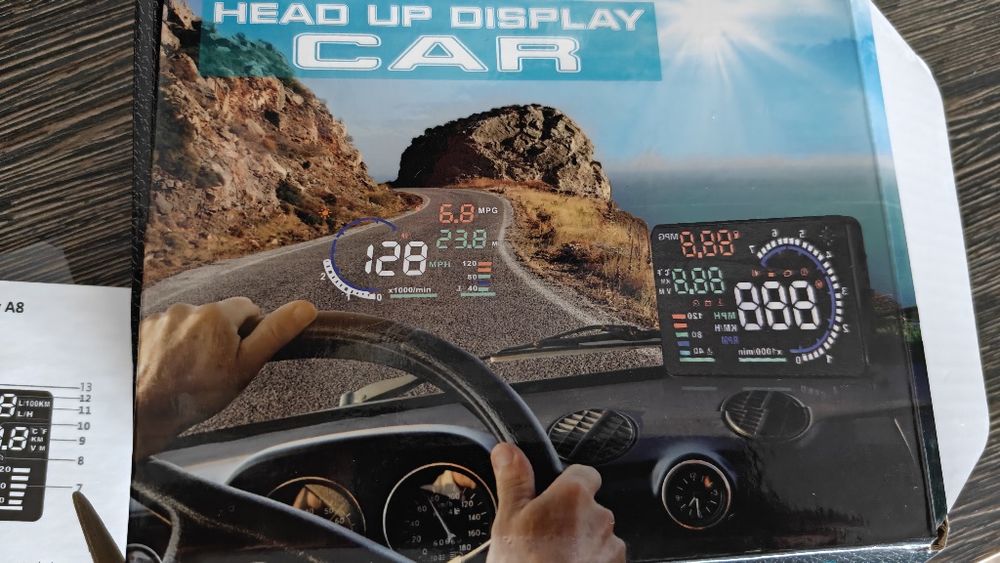 HUD head up display CAR wyświetlacz na szybę samochodu