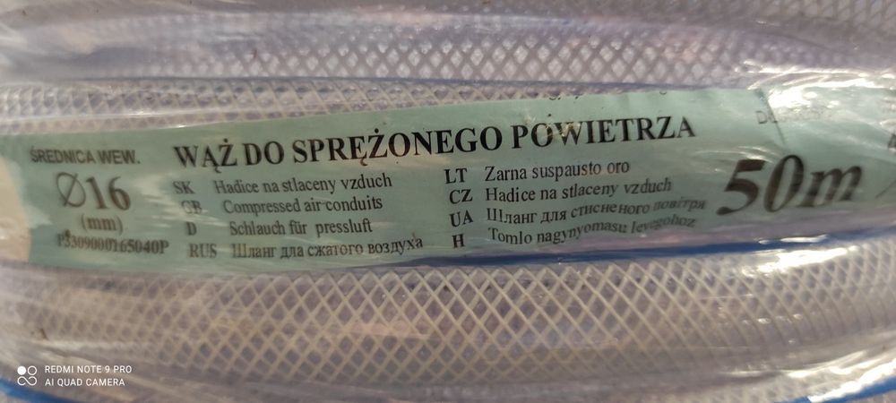 Wąż do sprężonego powietrza