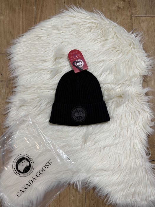 Шапка Canada goose | Зимова Шапка Канадський гусь | тепла наложка