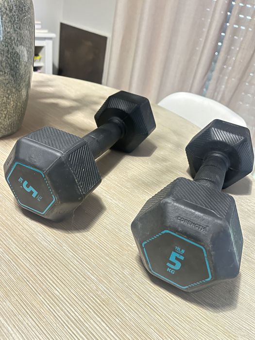 2 Halteres 5Kg cada