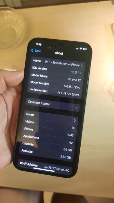 Iphone 12 64 Neverlock black