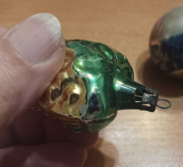 Stare bombki szklane Vintage PRL 12 sztuk