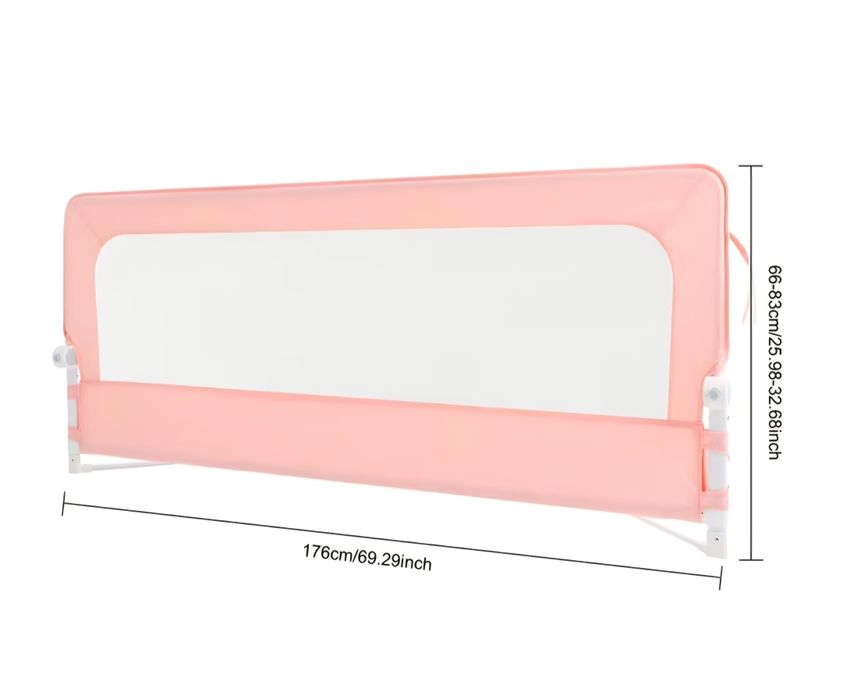 Protecção de cama rosa