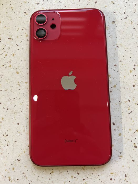 11 айфон red задня кришка оригінал