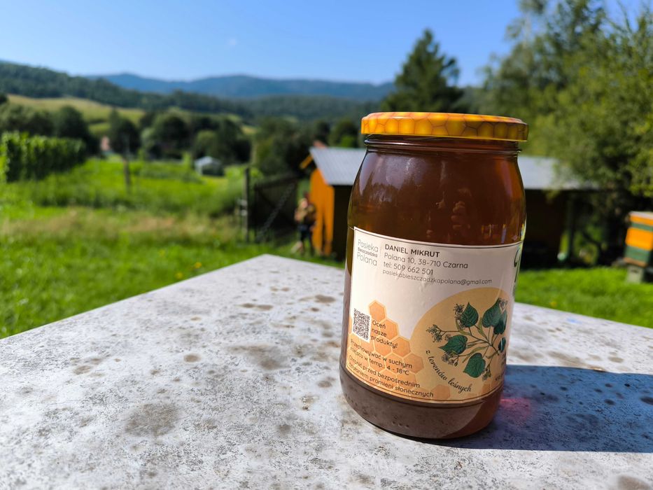 Miód Bieszczadzki z własnej pasieki