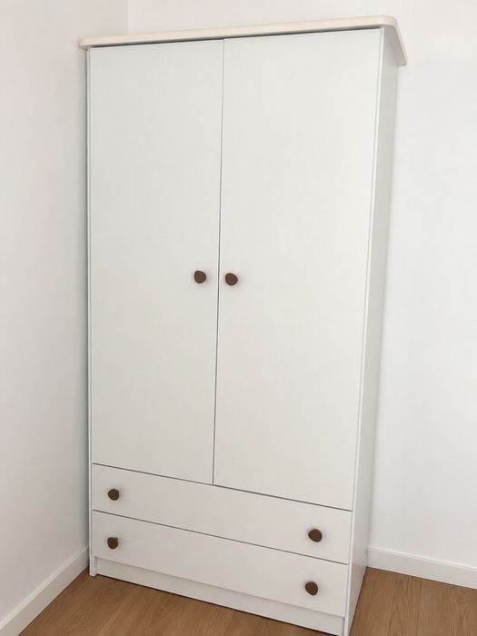 Armário de Quarto Infantil Branco