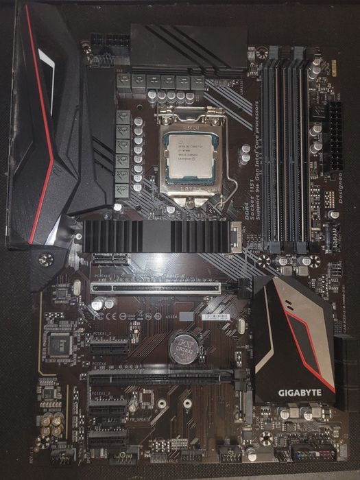 Gigabyte Z390 GAMING X + Intel core i7-9700k