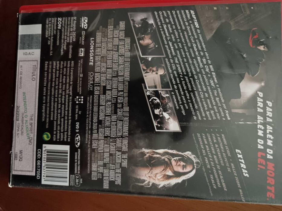 filme dvd original - the spirit
