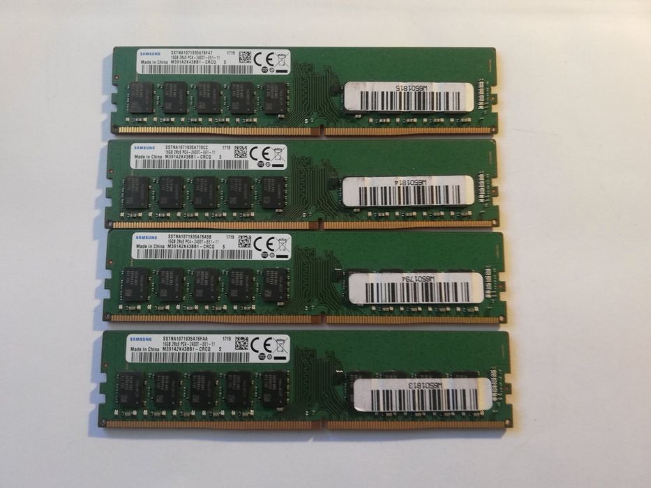 Ddr4 16gb 2400 Samsung ECC серверна оперативна памʼять ram ecc
