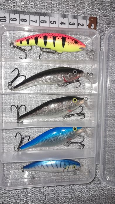 Woblery pstragowe rapala oraz ugly ducking  5szt