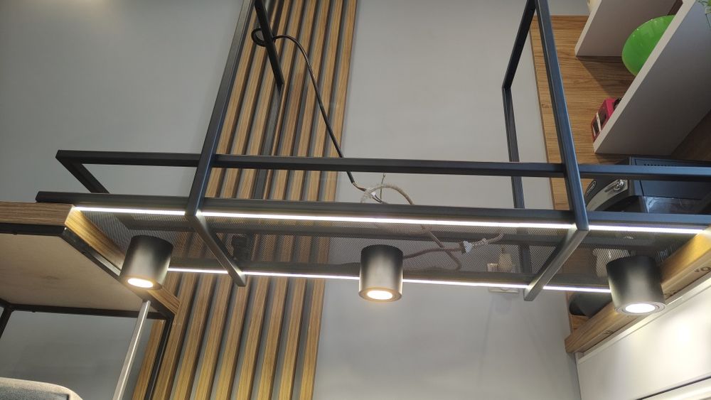 Lampa , kwietnik wisząca, nad stół wyspę, loft, industrial.